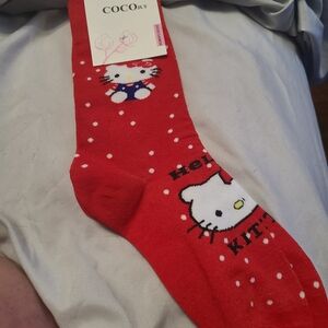 Hello Kitty Red Women's Novelty Socks